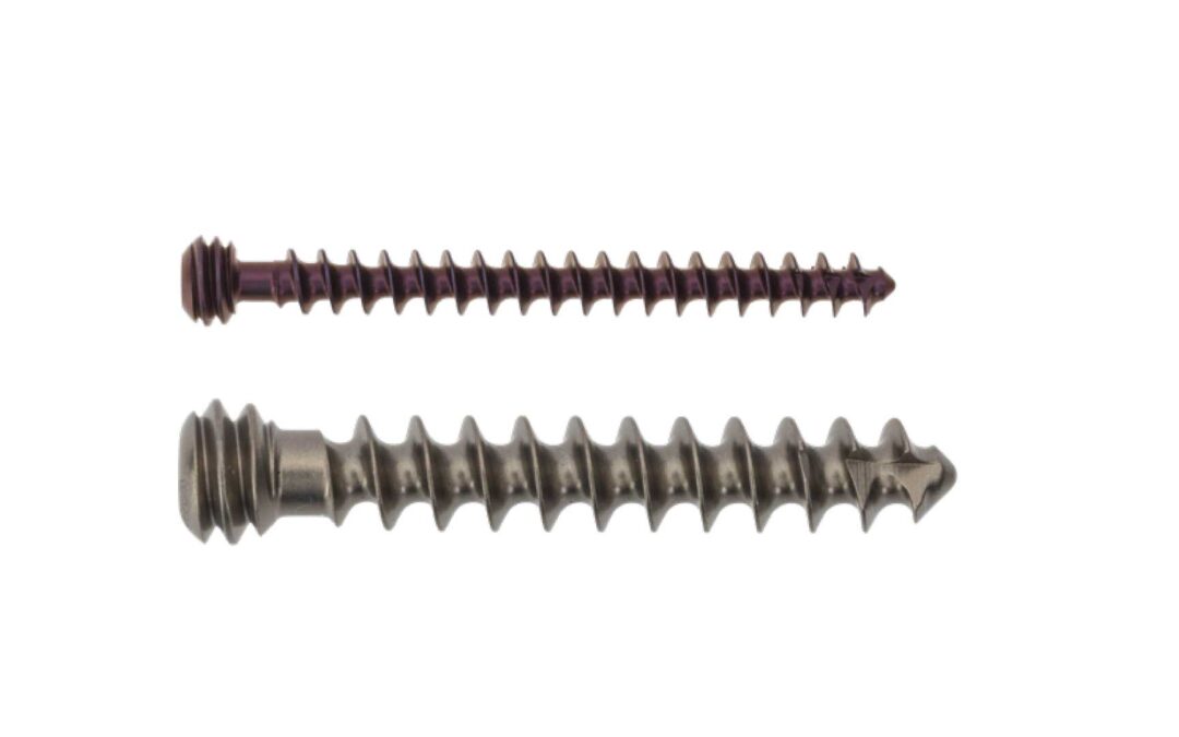 Cancellous screws angle-stable; titanium