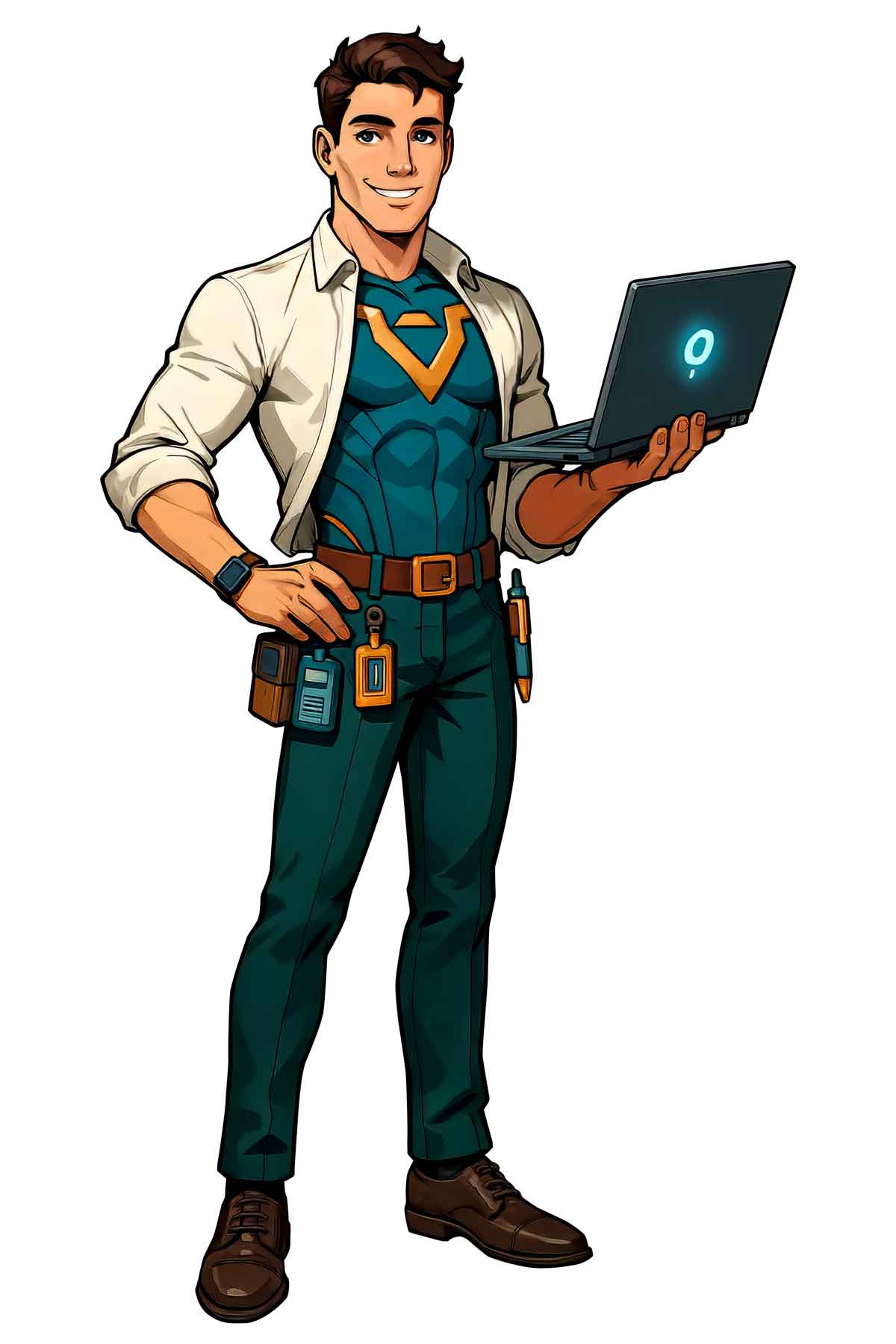 Königsee Implantate Ausbildung: Future Heroes Illustration Industriekaufmann / Industriekauffrau