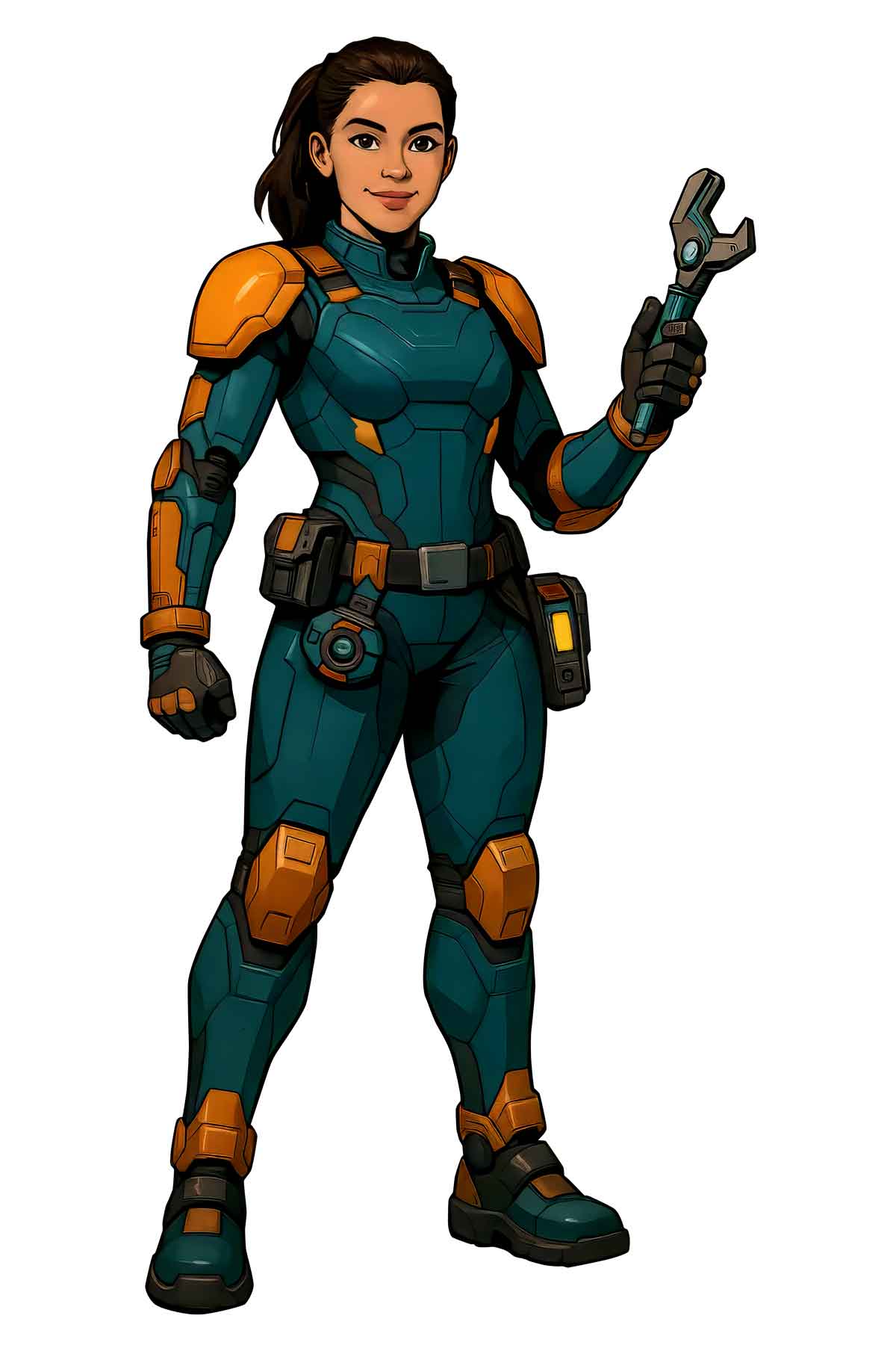 Königsee Implantate Ausbildung: Future Heroes Illustration Zerspannungsmechanikering / Zerspannungsmechaniker